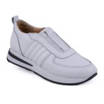 کفش چرم زنانه مدل کارن بی بند