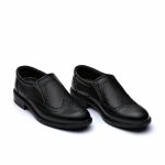 کفش چرم مجلسی مدل هشترک بی بندزیره تزریق - تصویر 4